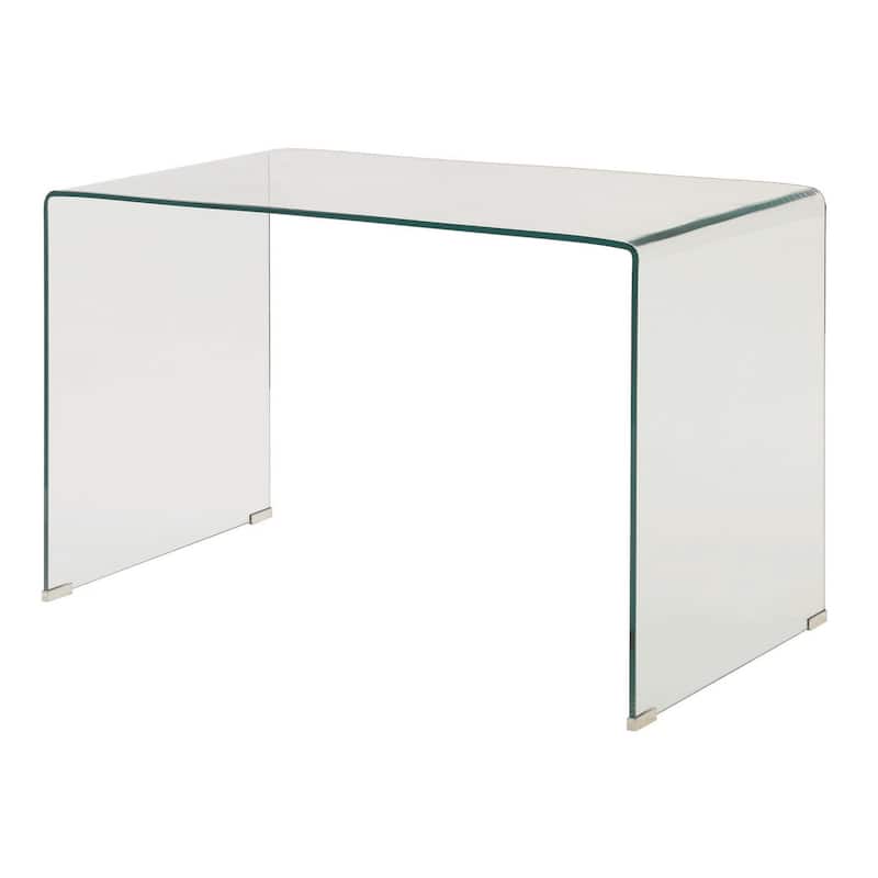 Modern Formed Glass Home Office Computer Writing Desk