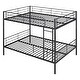 preview thumbnail 5 of 6, [Save Space or Split Into 2 Beds] Full Over Full Metal Bunk Bed