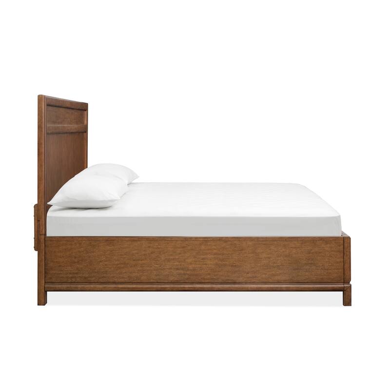 Magnussen Home Ridgefield Russet Panel Storage Bed