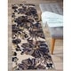 preview thumbnail 46 of 56, World Rug Gallery Modern Bright Flowers Non-Slip Area Rug Multi 2' x 10' Runner - Cream