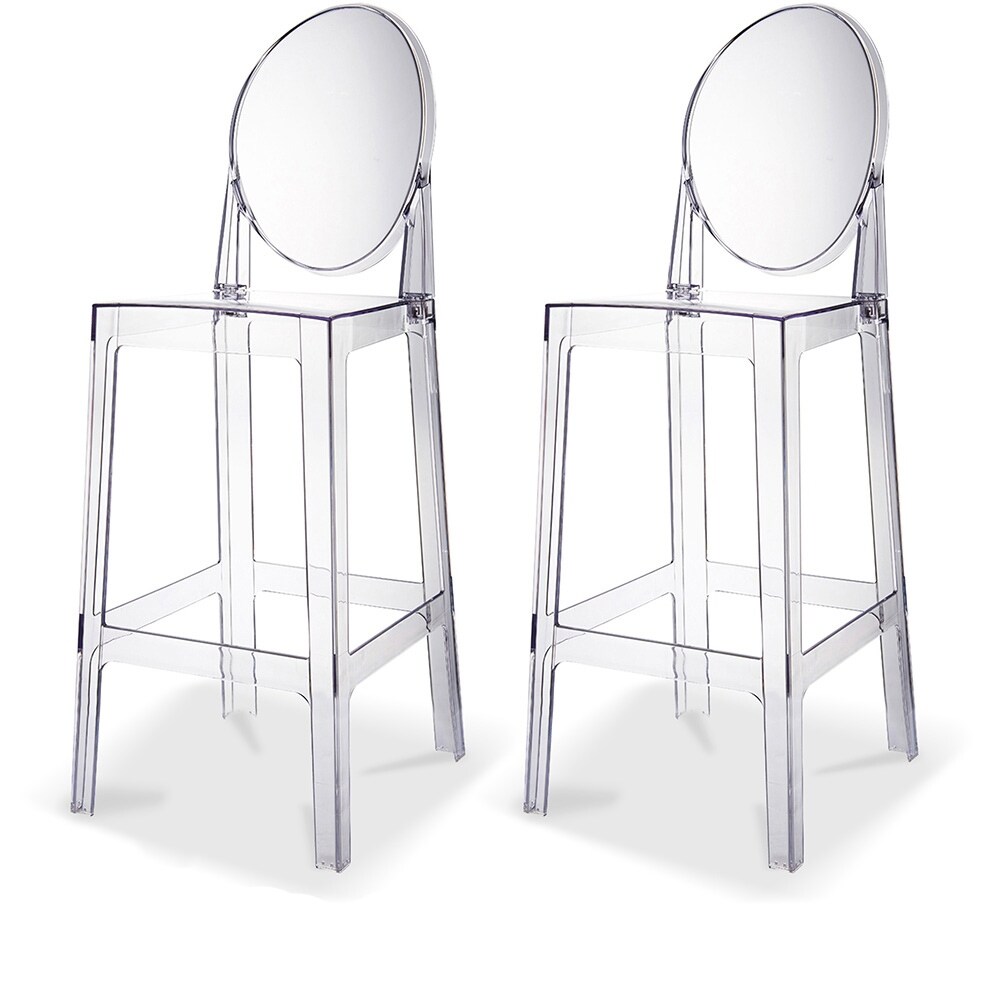 Modern clear bar stools sale