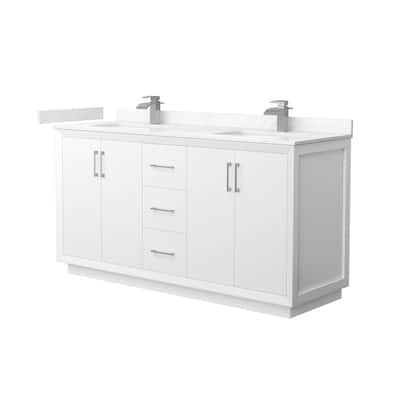 Wyndham Collection WCF414166D-QTZ-UNSMXX Strada 66" Free Standing