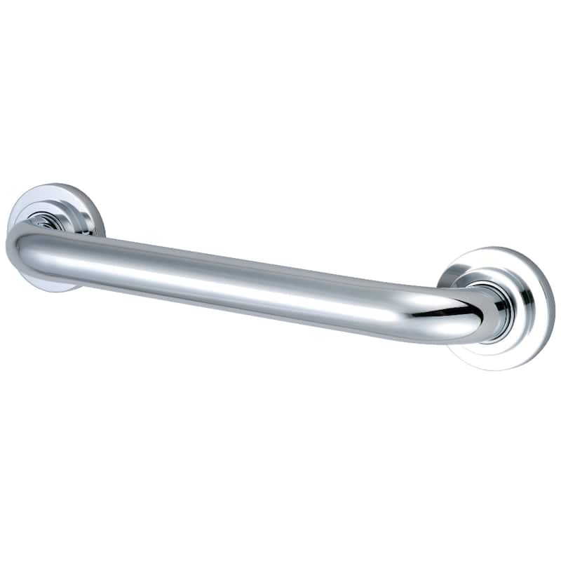 Manhattan 16-Inch Decorative 1-1/4-Inch OD Grab Bar - Polished Chrome