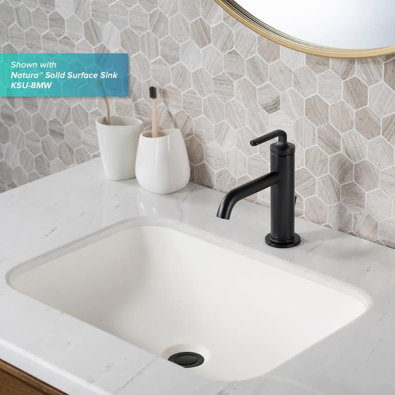 Kraus Ramus 1.2 GPM Single Hole Bathroom Faucet with Pop-Up Drain