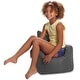 preview thumbnail 51 of 89, Bean Bag Chair for Kids, Teens and Adults, Comfy Chairs for your Room Pasadena Kids Chair - Charcoal Grey