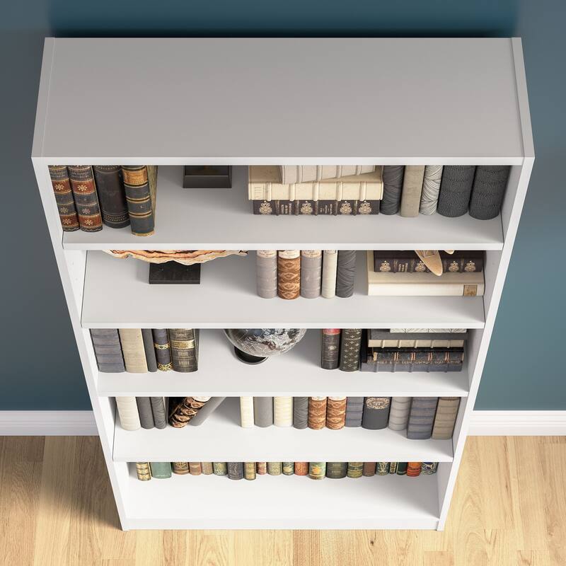 Universal Tall 5 Shelf Bookcase Storage by Bush Furniture