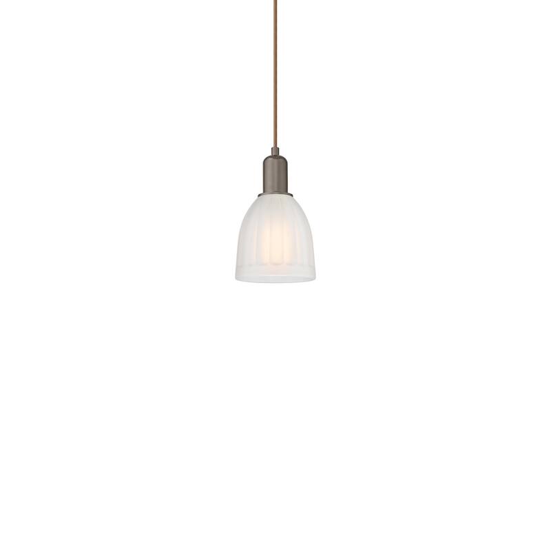 Innovations Lighting 716-1P-11-6 Brookfield Pendant Brookfield 6" Wide - Oil Rubbed Bronze / White