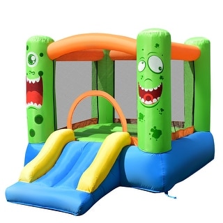 Costway Inflatable Bounce House Jumper Castle Kids Playhouse w/ - 110"×83"×67" (L×W×H)