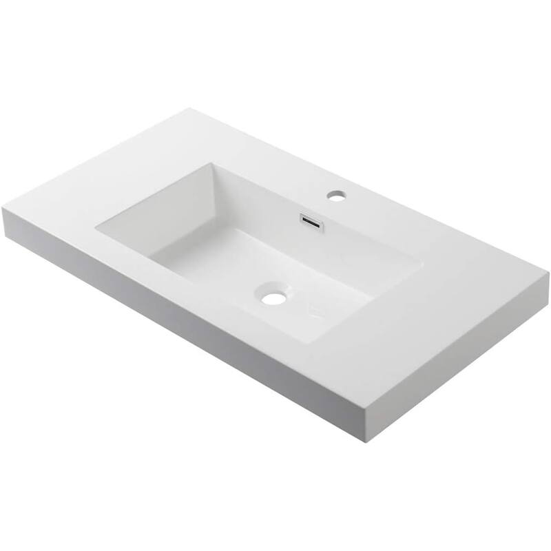 Blossom 24-Inch Bathroom Vanity with Sink (Wall-Mounted)