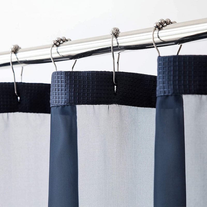 Porch & Den Roycroft Hotel Shower Curtain with Detachable Liner