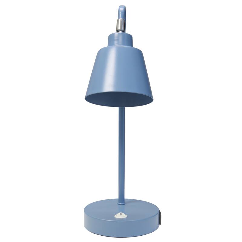 Looped Desk Lamp with Adjustable Shade - 16" - Blue