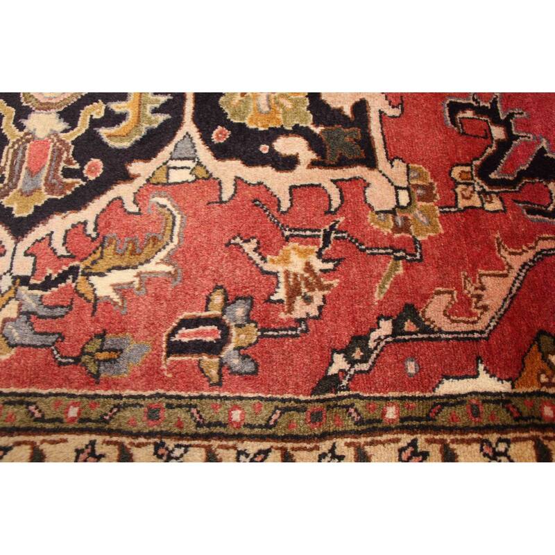 ECARPETGALLERY Hand-knotted Sarabi Red Wool Rug - 6'7 x 9'6