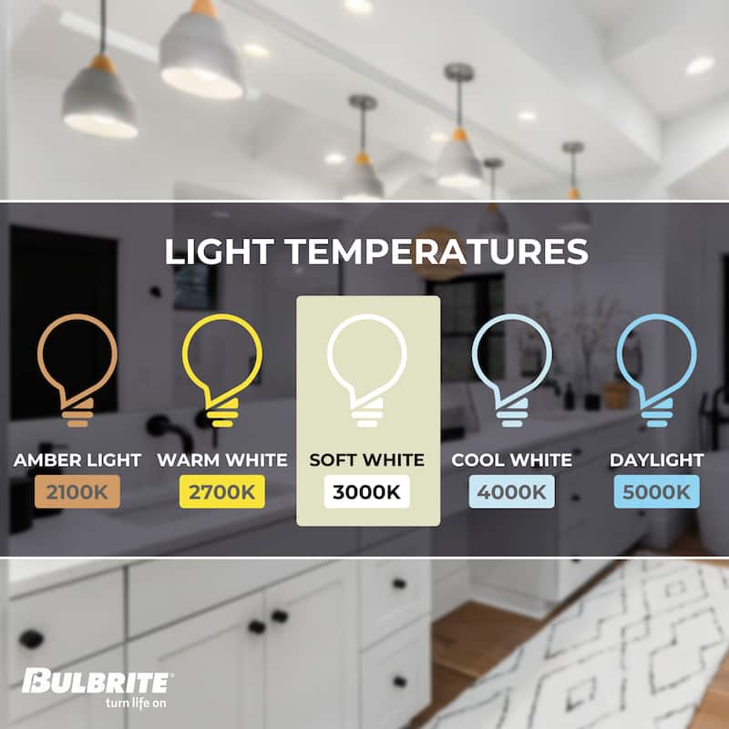 Bulbrite Pack of (4) 15 Watt Dimmable Flood PAR38 Medium (E26) LED Light Bulb - Soft White Light