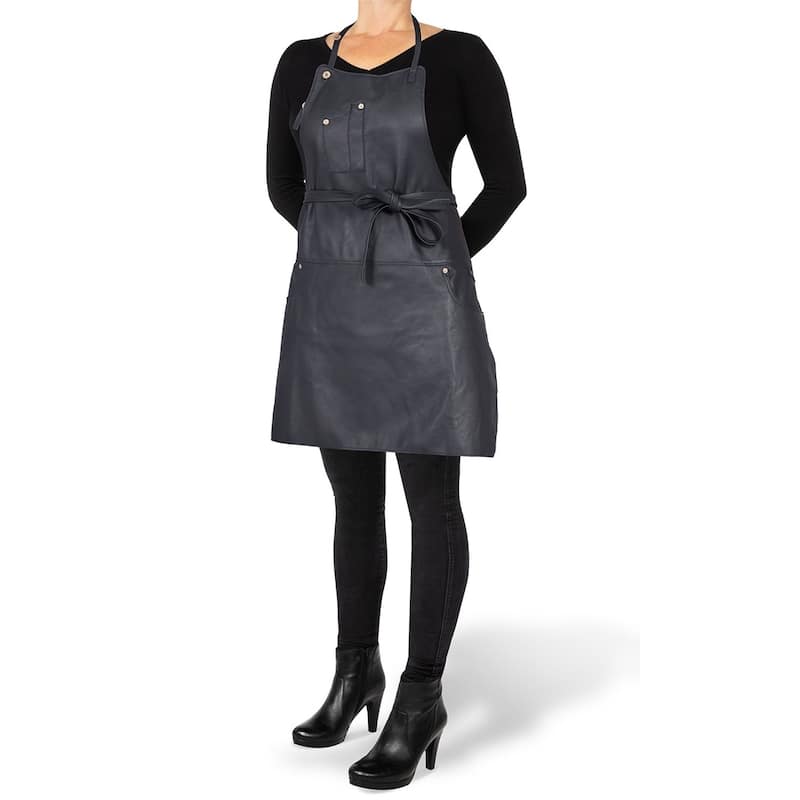 Five Pockets Apron Slim fit Black