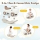 preview thumbnail 15 of 18, Costway Convertible Rocking Horse & Sliding Car with Detachable - See Details