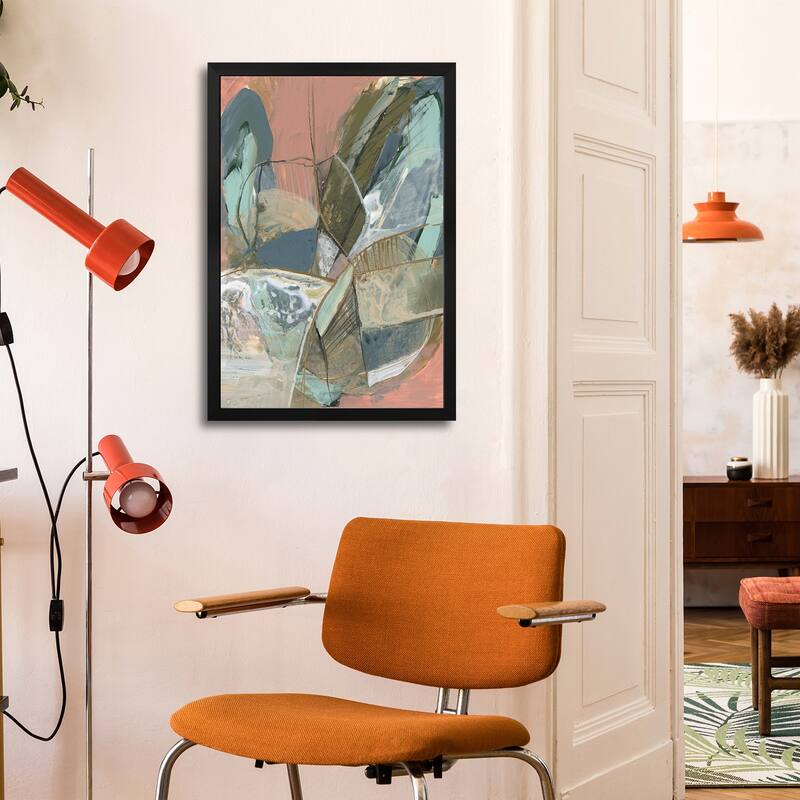 Abstract Zag I Premium Framed Poster by Jennifer Goldberger