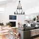 preview thumbnail 13 of 15, Modern Farmhouse 12-light Wagon Wheel Chandelier for Dining Room - 28 inches