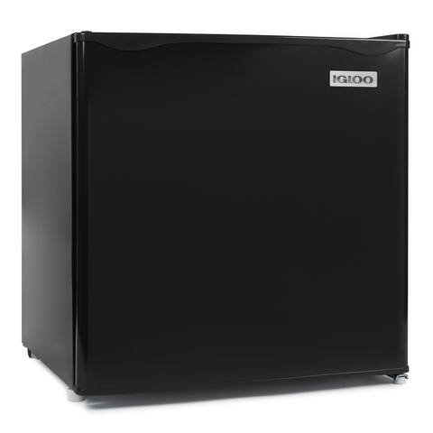 Igloo IRF16BK 1.6 Cu. Ft. Single Door Refrigerator with Freezer