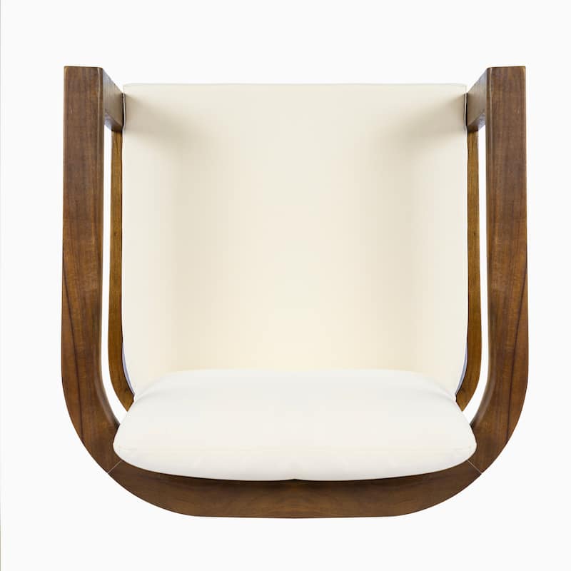 Christopher Knight Home - 5-Piece Outdoor Acacia Wood Dining Set with Curved Arm Chairs & Slat Round Table