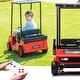 preview thumbnail 15 of 26, Kids Electric Golf Maintenance Cart with 12V Battery Remote Control and MP3 Player Ideal Holiday Gift Red