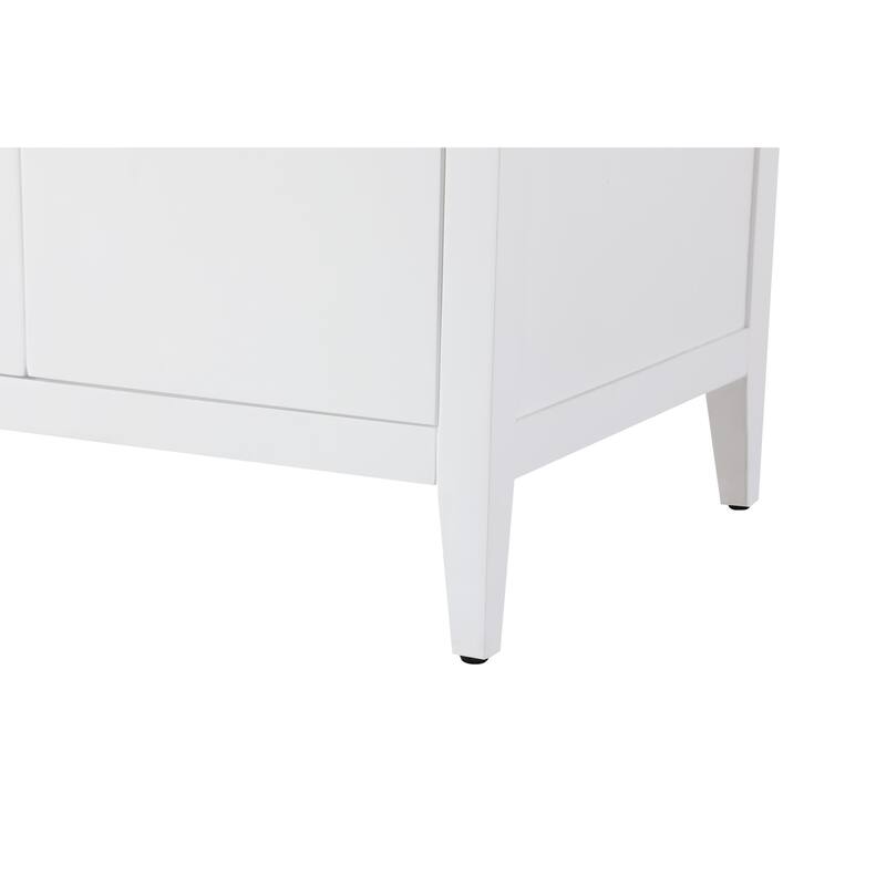Elegant Lighting VF29360D Millie 60" Free Standing Double Basin Vanity