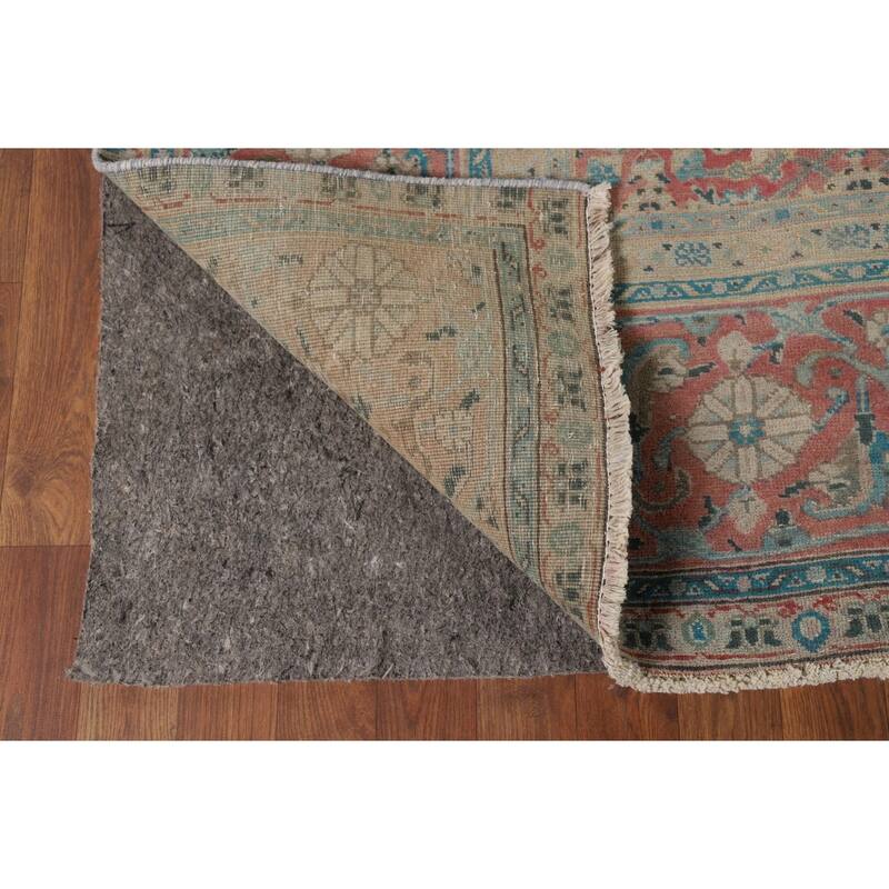 Tabriz Persian Vintage Area Rug Handmade Wool Carpet - 8'5" x 10'10"