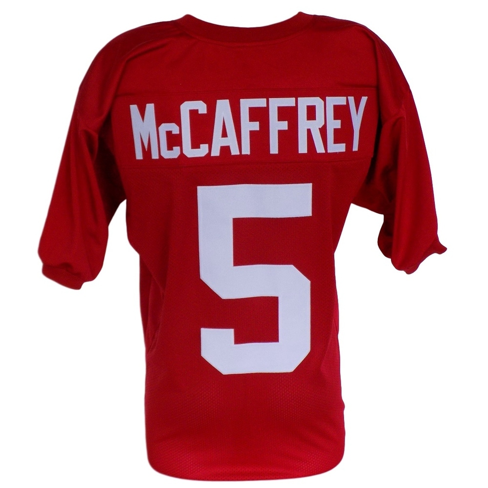 Shop Christian Mccaffrey Custom Red Football Jersey Size Xl Overstock 14553263