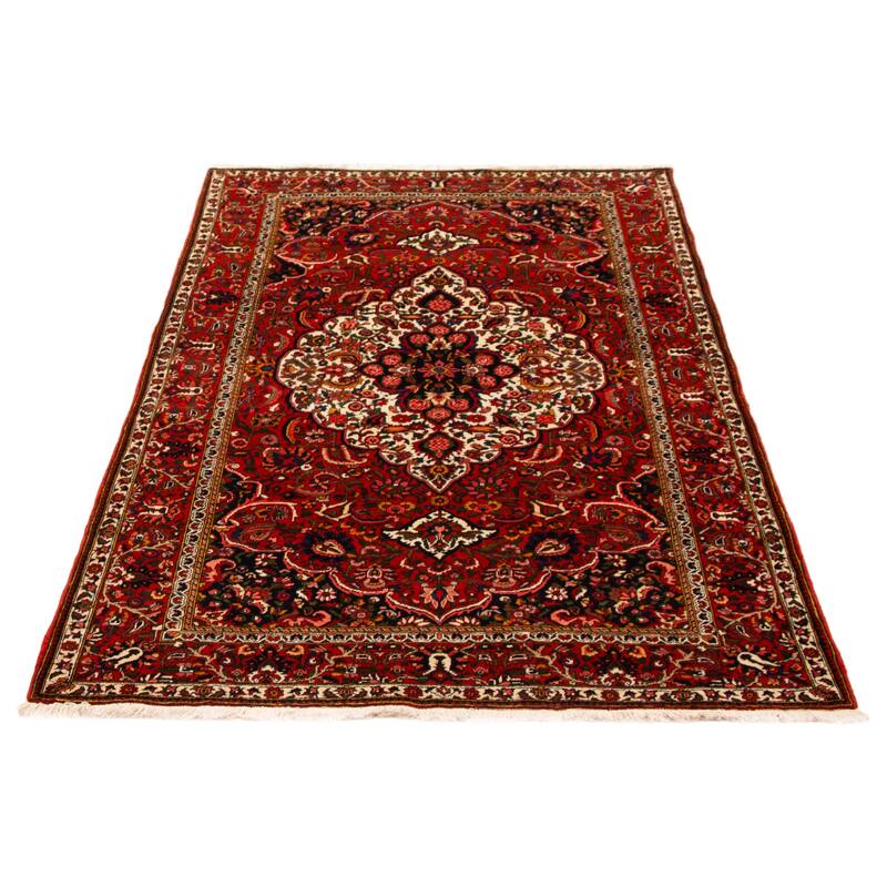 ECARPETGALLERY Hand-knotted Kayseri Red Wool Rug - 5'5 x 8'4