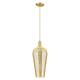 Option Mercury Deco Swirl Shade / Champagne Bronze