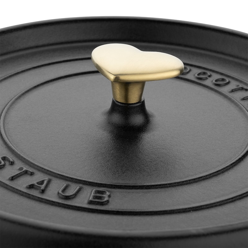 Staub Heart Knob - Light Gold - 1 unit