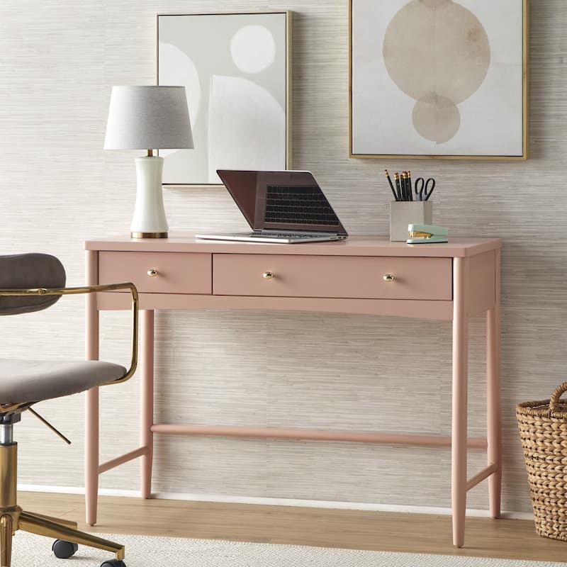Lifestorey Linwood Desk - Elegant Pink
