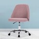 preview thumbnail 5 of 33, Home Office Chair Twill Fabric Ergonomic Desk Chair Computer Task Chair Vanity Chair