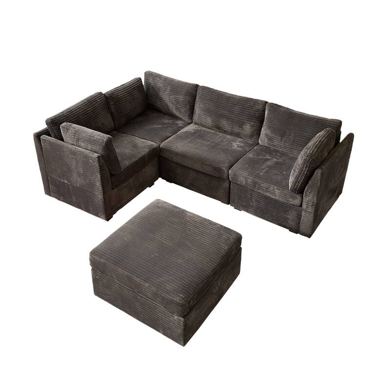 OVIOS Modular Cloud-Like Sofa (with Ottoman)