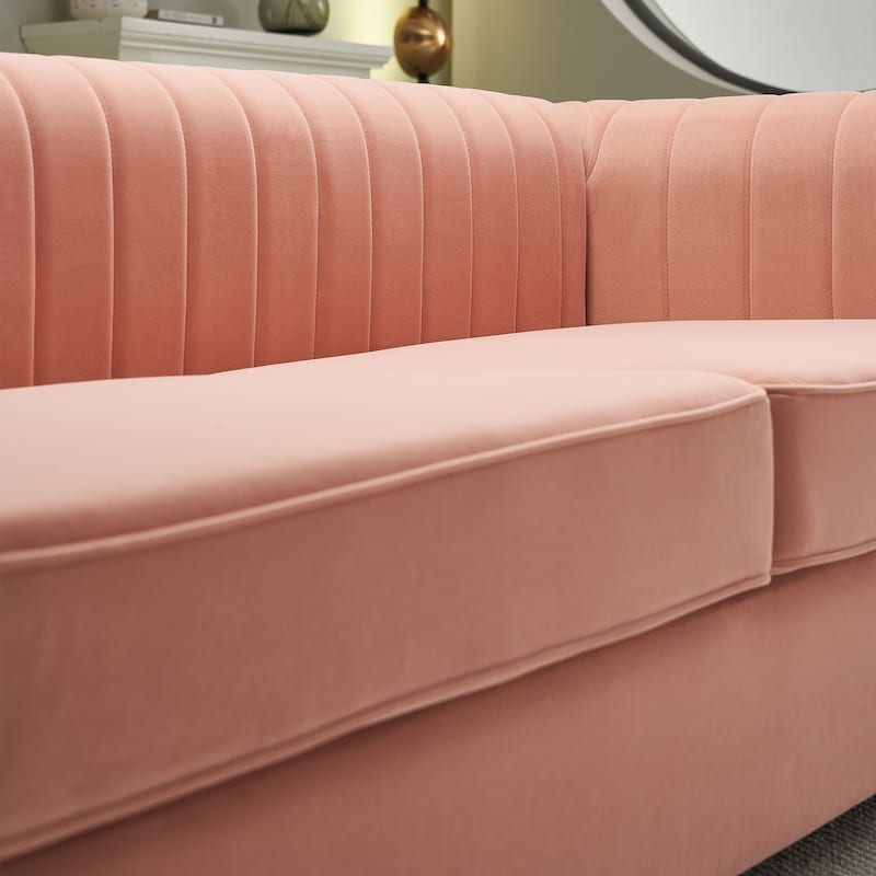 Velvet Sofa Couch 84.25''W
