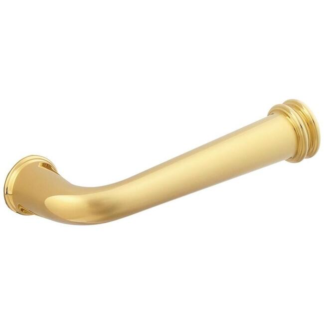 Baldwin Pair of Estate Levers without Rosettes - Lifetime Polished Brass