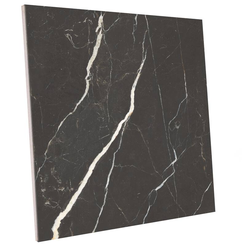 Merola Tile Reve Noir 11-3/4" x 11-3/4" Porcelain Floor and Wall Tile