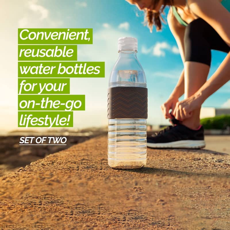 Copco 2 Pack Hydra Resuable Water Bottles - 16.9 oz each