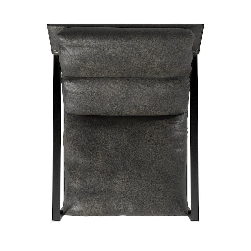 Cortney's Collection Varick Faux Leather Accent Chair