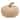 Soft Ivory Sherpa Pumpkin with Natural Jute Stem