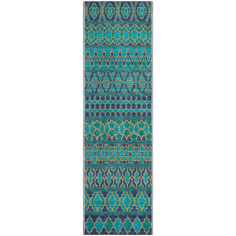 Premium Washable Super Soft Boho Stripes Mayfield Rug