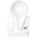 preview thumbnail 1 of 17, Sweet Kids 100% Polyester SUPER PLUSH Double Brushed Hooded Bathrobe - JET PLANE White - L