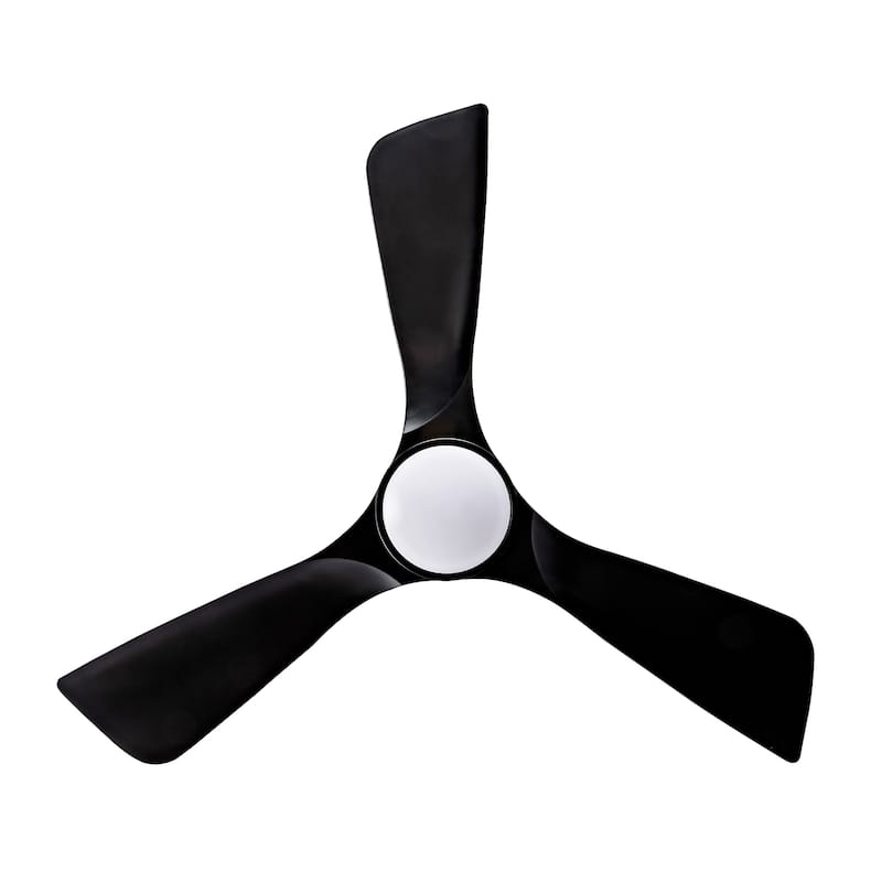 42" Flush Mount Ceiling Fan with Lights and Remote Control, Quiet DC Motor