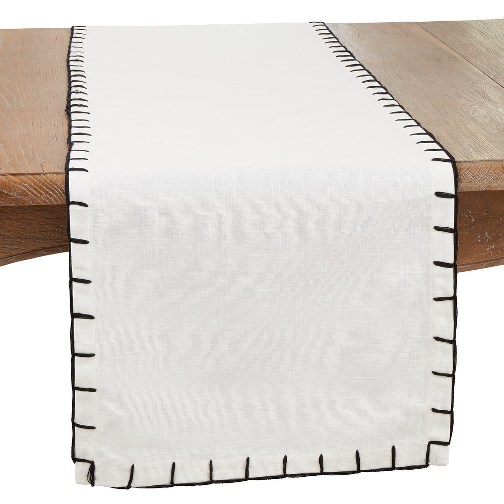 Simple Elegance Chunky Whip Stitch Table Runner