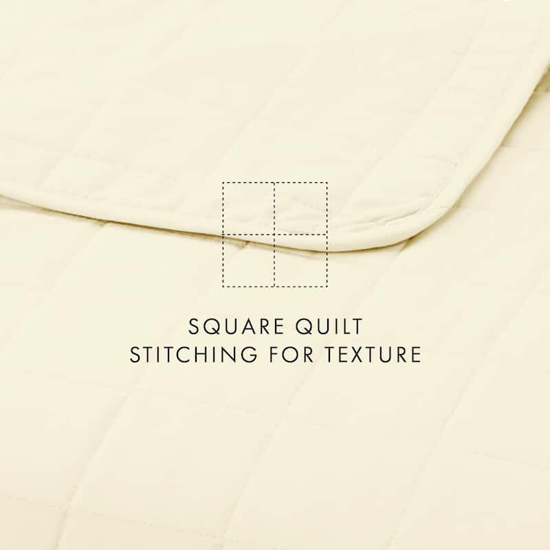 Becky Cameron Premium Ultra Soft Square Quilted Coverlet Set