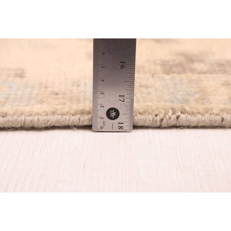 ECARPETGALLERY Hand-knotted Kavya Oushak Taupe Wool Rug - 5'11 x 9'2