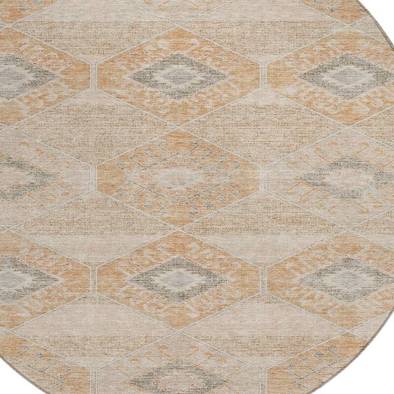 HomeRoots Aztec Transitional Rectangle Outdoor Rug