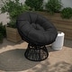preview thumbnail 23 of 30, Papasan Swivel Patio Lounge Chair