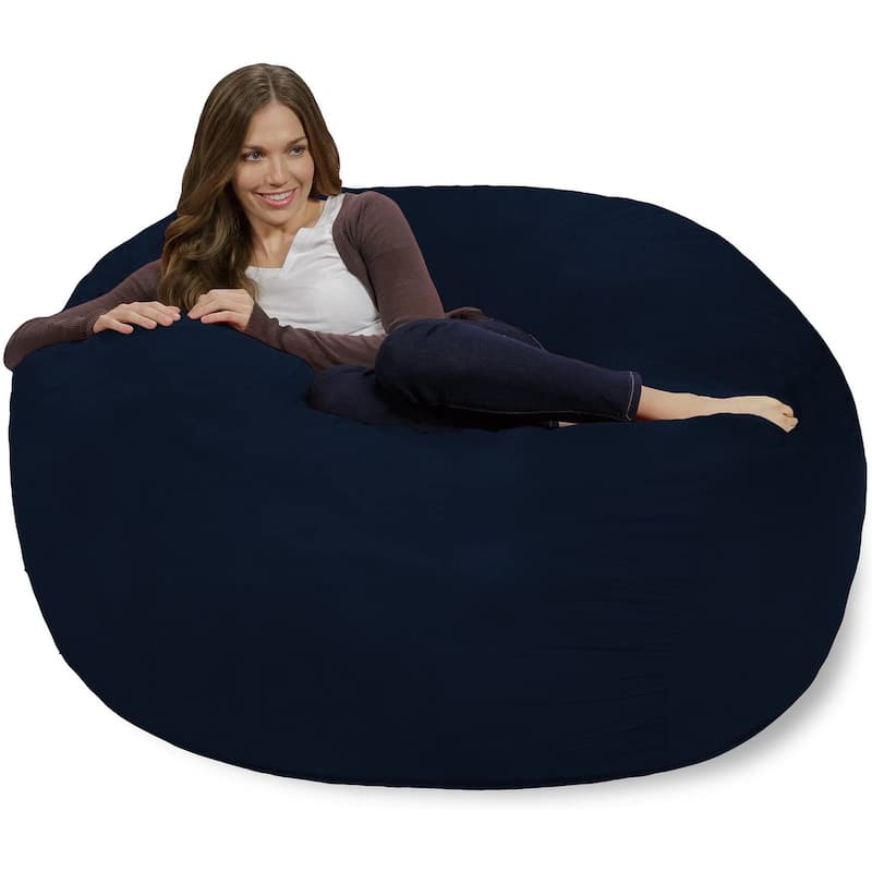 Bean Bag Chair 4-foot Memory Foam Removable Cover Bean Bags