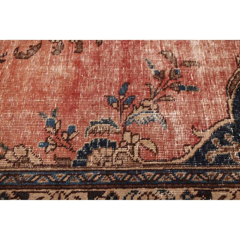 ECARPETGALLERY Hand-knotted Antalya Vintage Dark Copper Wool Rug - 10'8 x 14'1