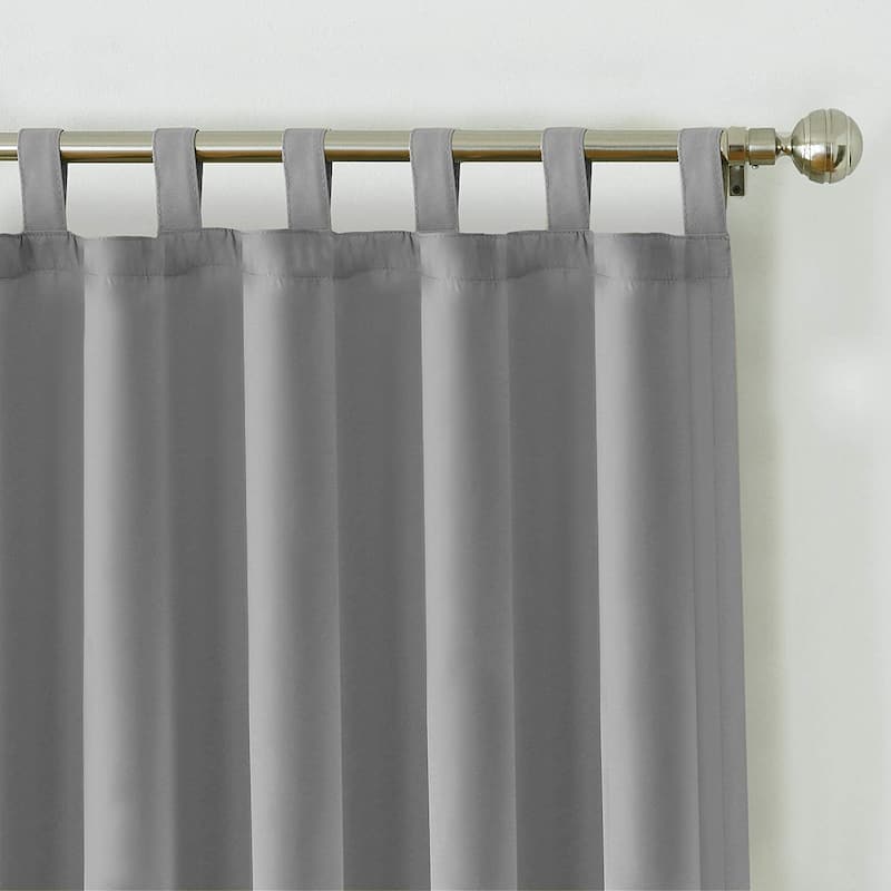 DCP 50" x 84" Patio Outdoor Curtain Waterproof Privacy Panel UV Protection Tab Top Drape